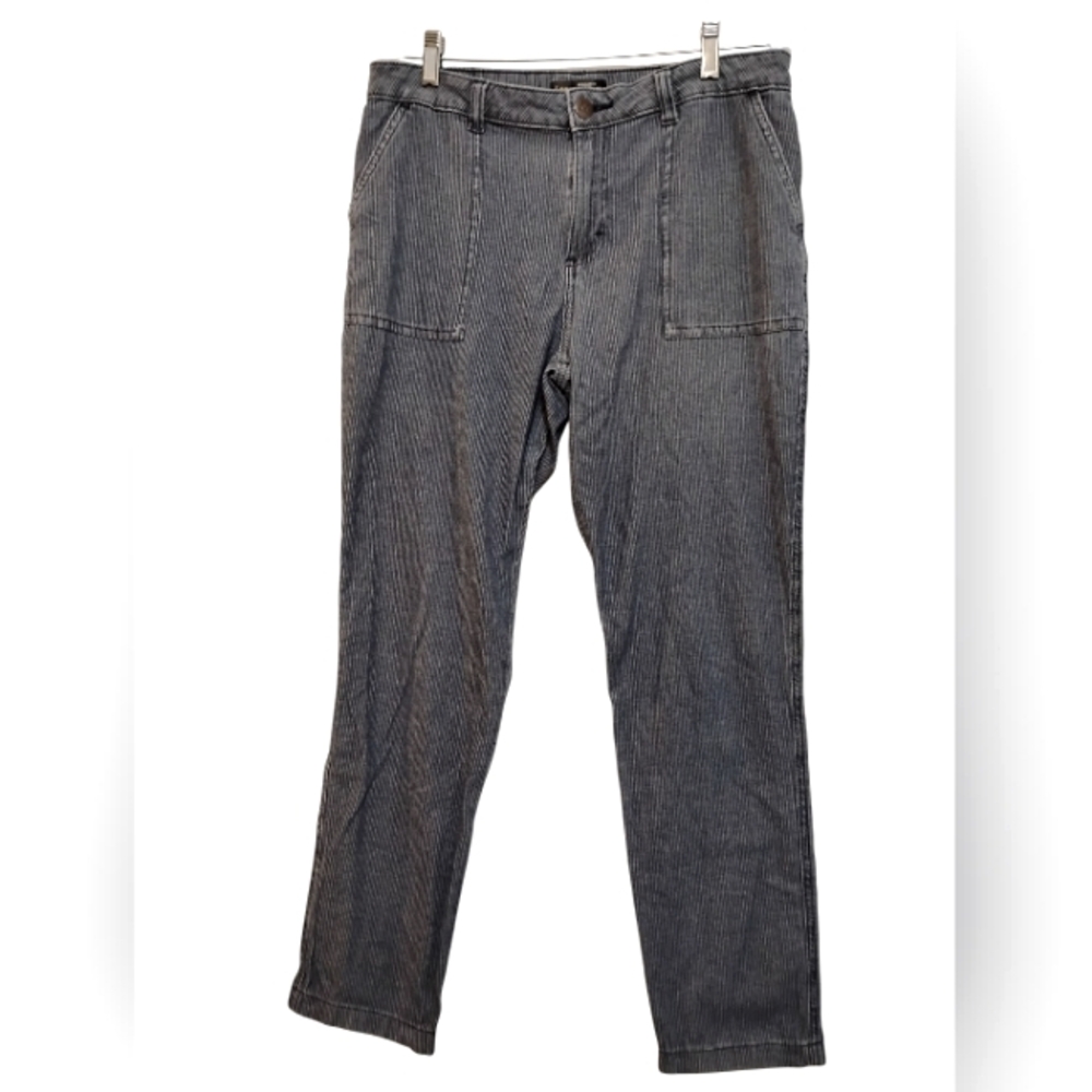 Lee Gray Blue Chinos Classic Style Regular Fit TAPERED LEG Mid Rise Approx M-L